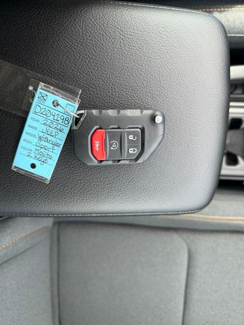 2026 Jeep Wrangler 2-Door Sport S 4x4
