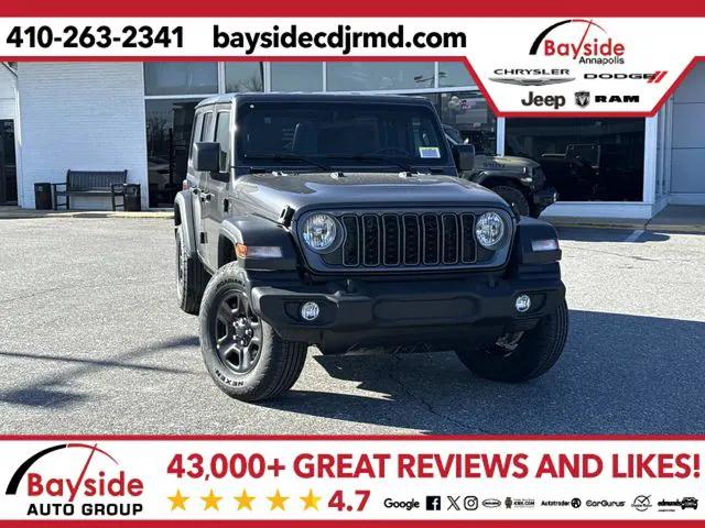 2026 Jeep Wrangler WRANGLER 4-DOOR SPORT 2026 Jeep Wrangler WRANGLER 4-DOOR SPORT