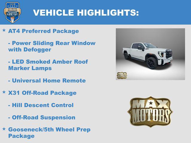 2026 GMC Sierra 2500HD Crew Cab, Standard Bed, AT4, 4WD
