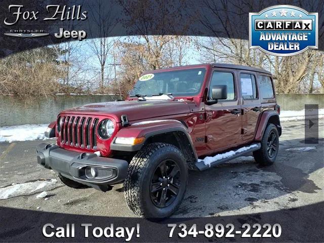 2021 Jeep Wrangler Unlimited Sahara Altitude 4x4 2021 Jeep Wrangler Unlimited Sahara Altitude 4x4