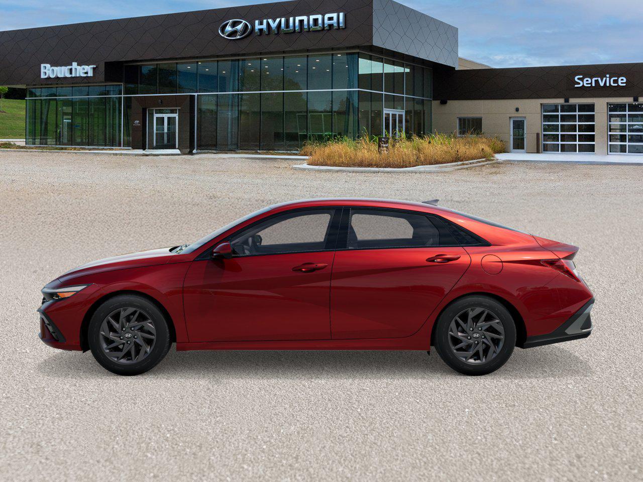 2026 Hyundai Elantra Hybrid Blue photo 3