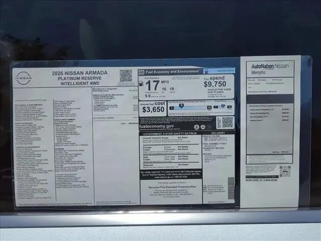 2026 Nissan Armada Platinum Reserve