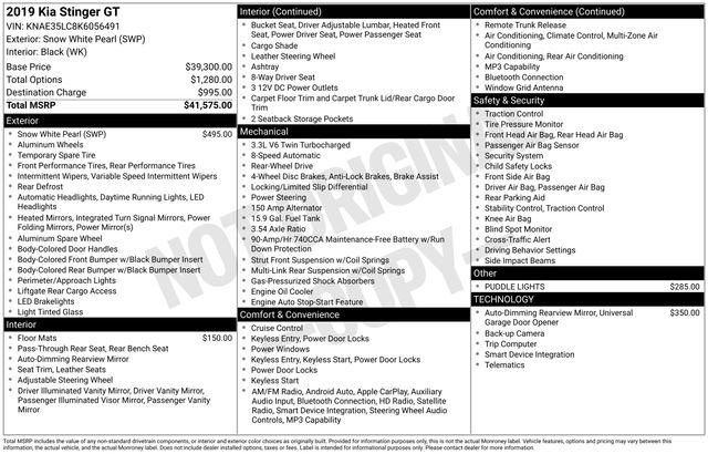 2019 Kia Stinger GT