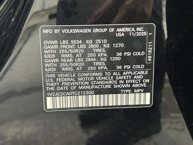 2026 Volkswagen Atlas Cross Sport SE with Technology