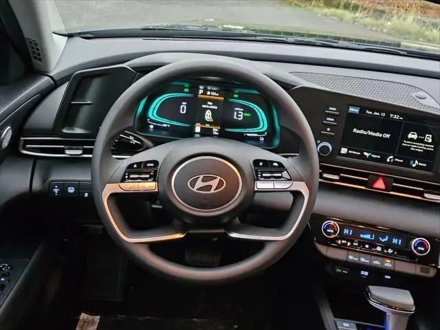 2026 Hyundai Elantra Hybrid Blue