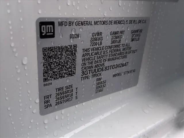2026 GMC Sierra 1500 Crew Cab, Standard Bed, SLT, 4WD
