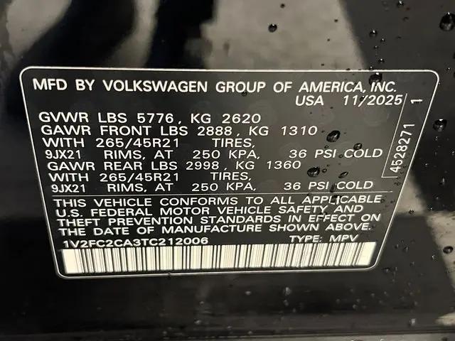 2026 Volkswagen Atlas Cross Sport SEL Premium R-Line