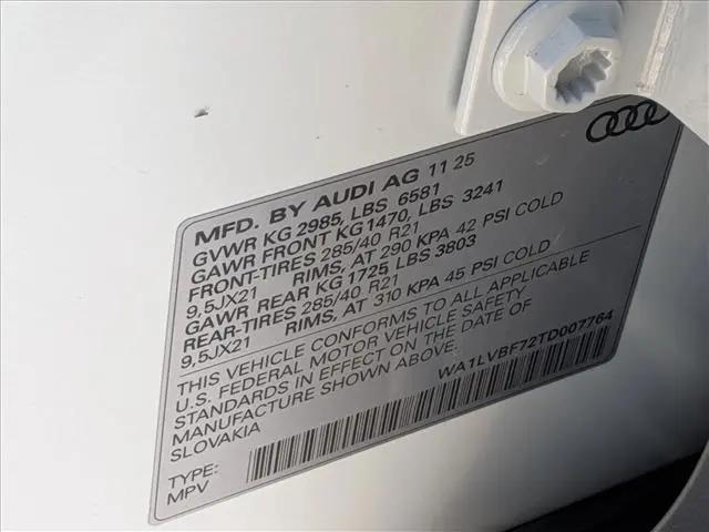 2026 Audi Q7 Premium Plus TFSI quattro tiptronic