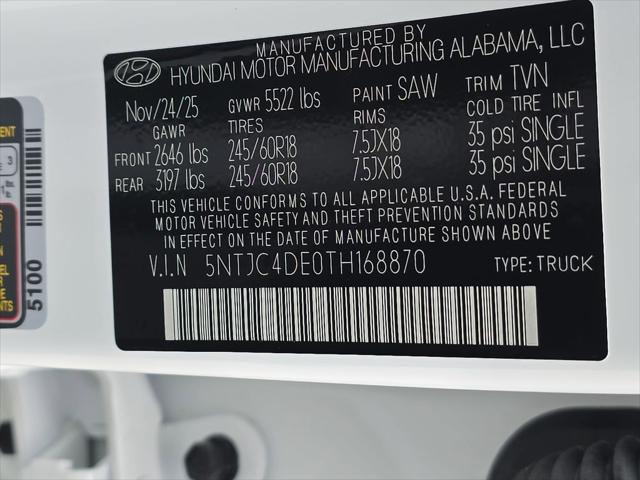 2026 Hyundai Santa Cruz SEL Activity