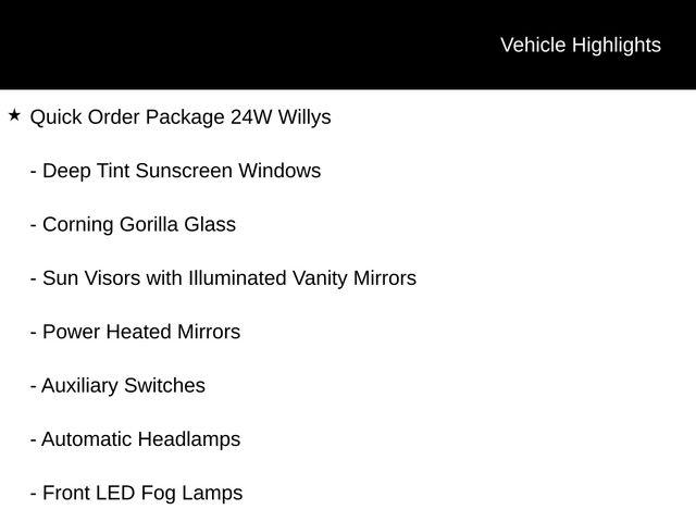 2026 Jeep Wrangler 4-Door Willys 4x4