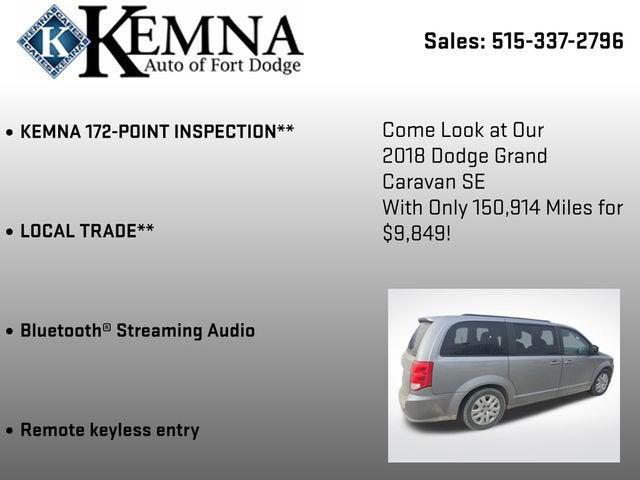 2018 Dodge Grand Caravan SE 2018 Dodge Grand Caravan SE
