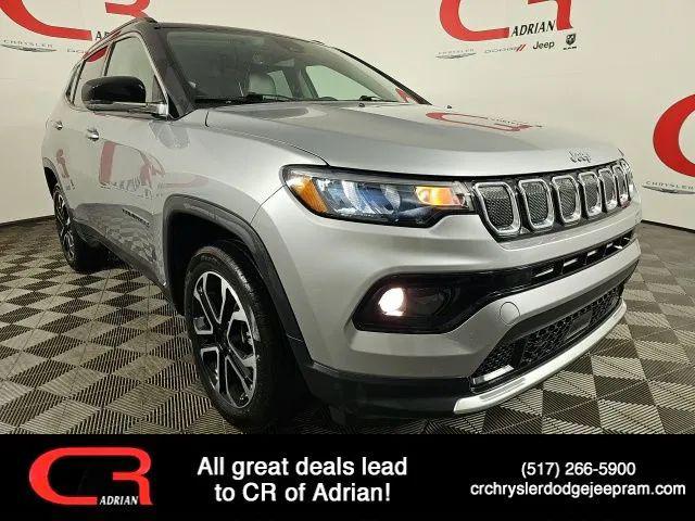 2022 Jeep Compass Limited 4x4 for sale in Adrian, MI