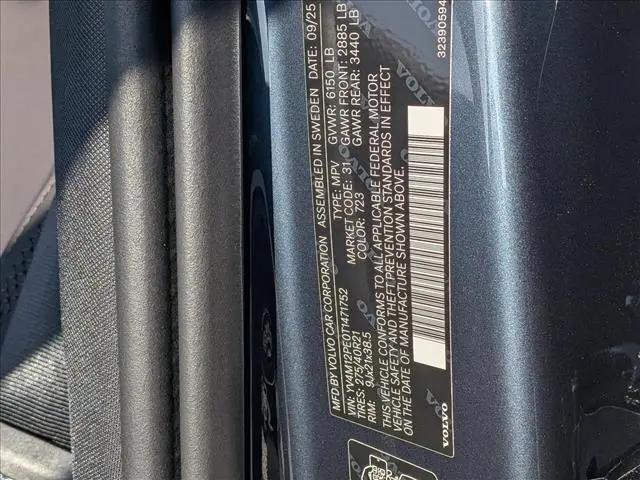 2026 Volvo XC90 Plus, B5 AWD Gas (mild hybrid), Gasoline, Bright, 7 Seats