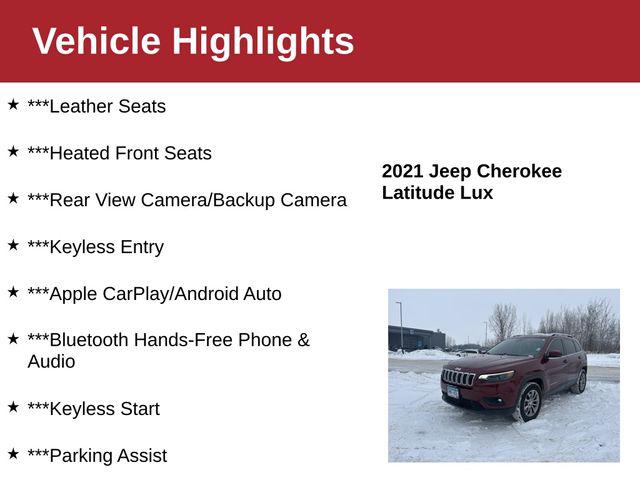 2021 Jeep Cherokee Latitude Lux 4X4 2021 Jeep Cherokee Latitude Lux 4X4