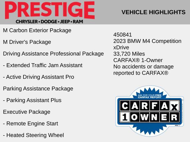 2023 BMW M4 Competition xDrive