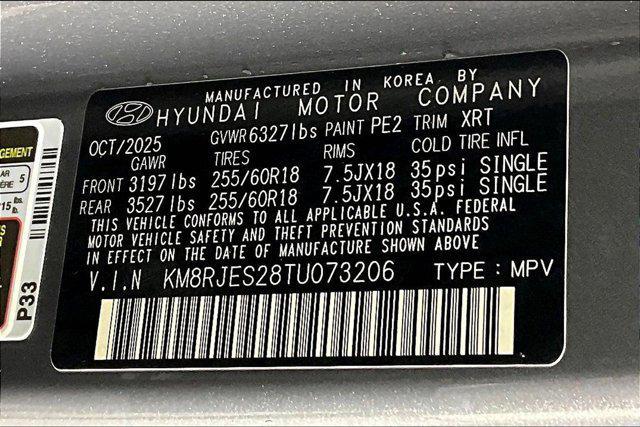 2026 Hyundai Palisade XRT Pro