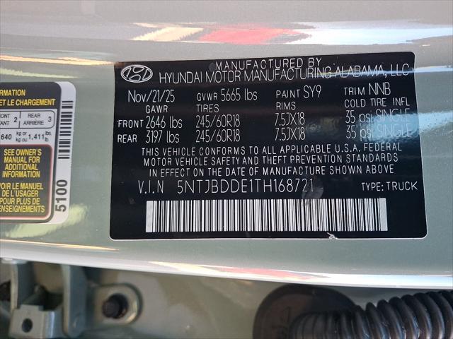 2026 Hyundai Santa Cruz SEL