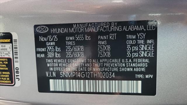 2026 Hyundai Santa Fe Hybrid SE