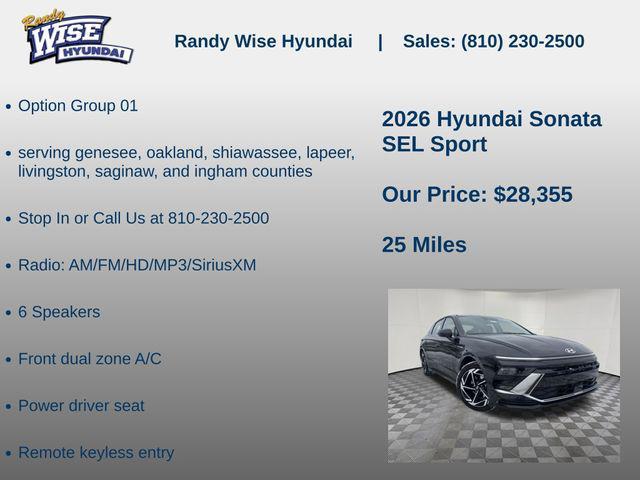 2026 Hyundai Sonata SEL Sport