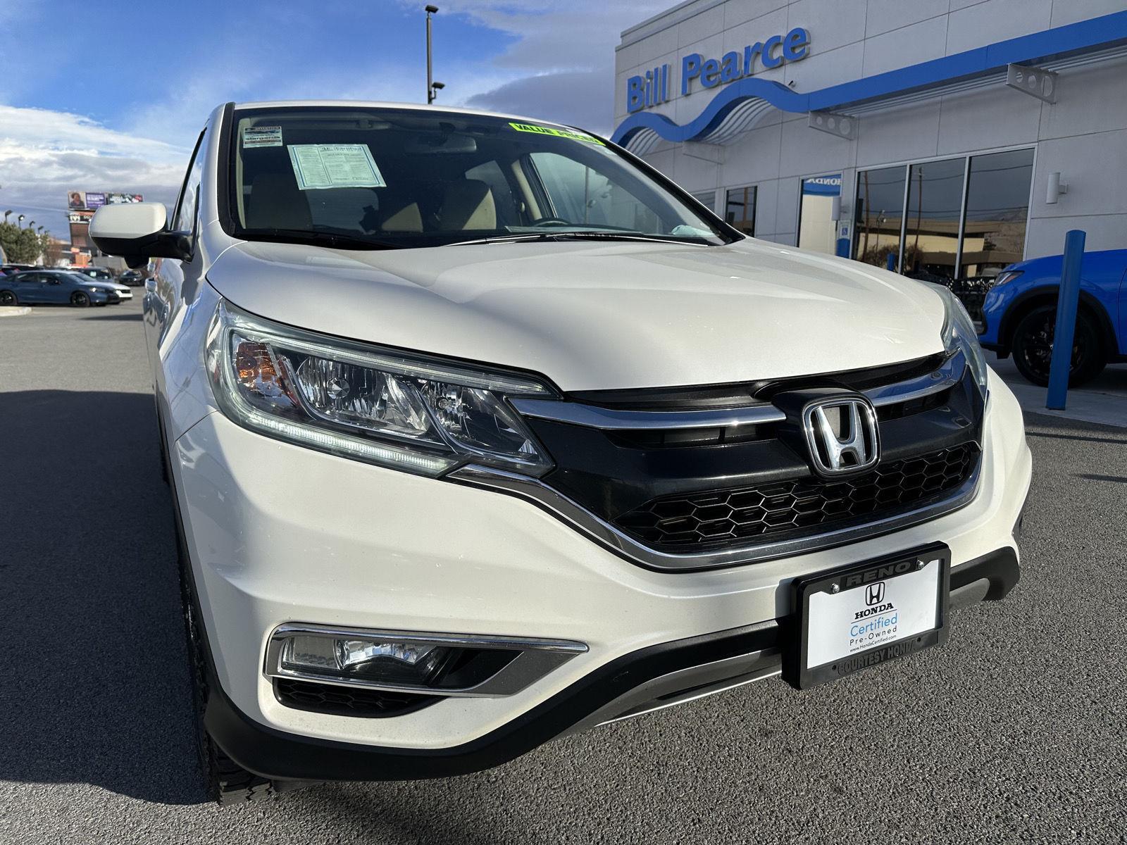 Certified 2015 Honda CR-V EX with VIN 5J6RM3H5XFL016947 for sale in Reno, NV