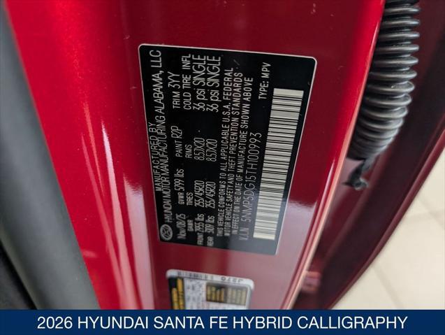 2026 Hyundai Santa Fe Hybrid Calligraphy