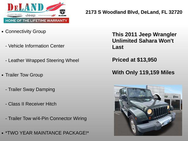 2011 Jeep Wrangler Unlimited Sahara 2011 Jeep Wrangler Unlimited Sahara