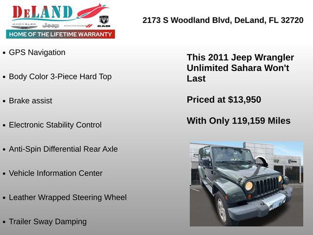 2011 Jeep Wrangler Unlimited Sahara 2011 Jeep Wrangler Unlimited Sahara