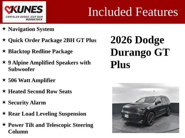2026 Dodge Durango DURANGO GT PLUS AWD