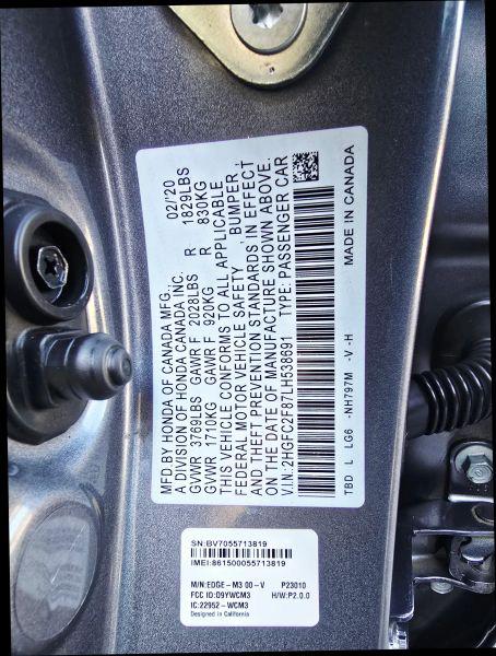 2020 Honda Civic Sport