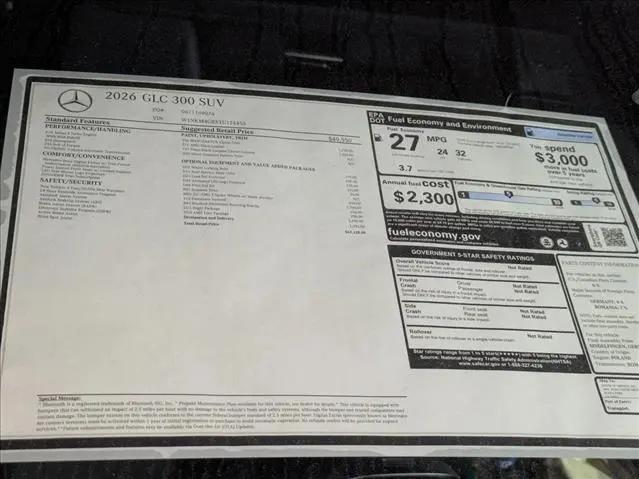 2026 Mercedes-Benz GLC GLC 300