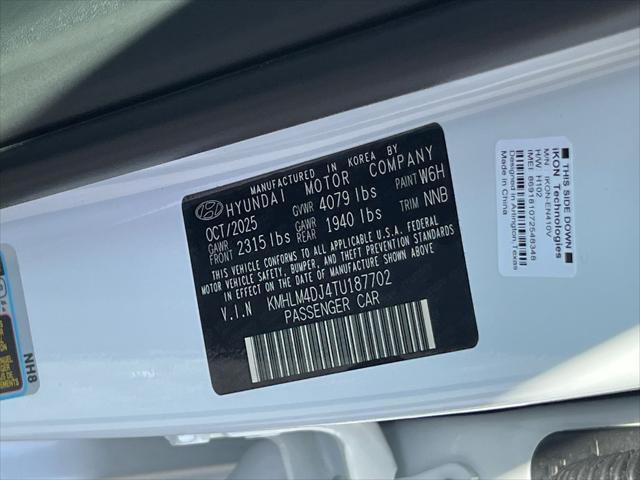 2026 Hyundai Elantra Hybrid SEL Sport