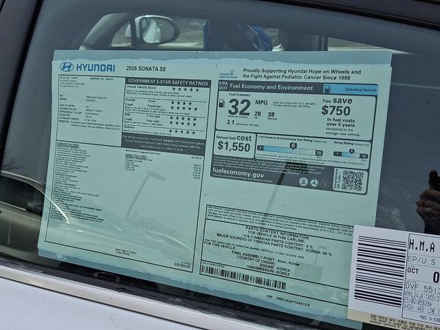 2026 Hyundai Sonata SE