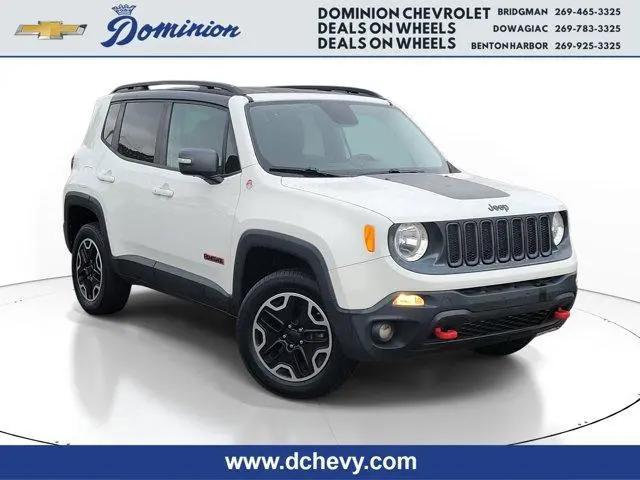 2017 Jeep Renegade Trailhawk 4x4 for sale in Bridgman, MI