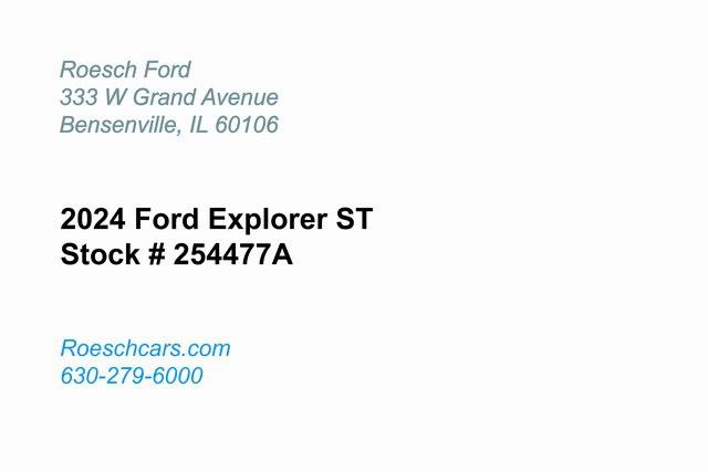 2024 Ford Explorer ST 2024 Ford Explorer ST