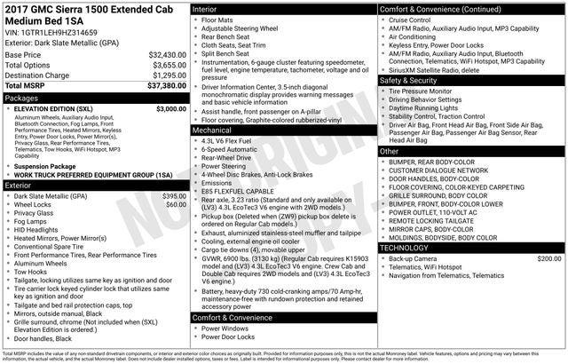 2017 GMC Sierra 1500 Base 2017 GMC Sierra 1500 Base