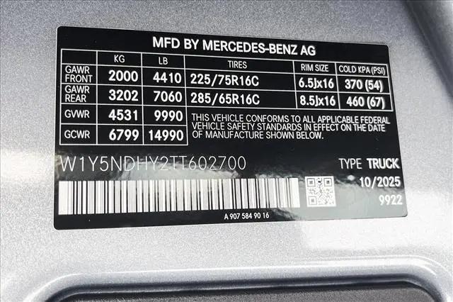 2026 Mercedes-Benz Sprinter 3500 High Roof 4-Cyl Diesel HO