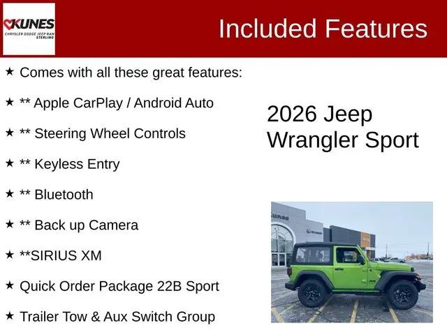 2026 Jeep Wrangler Sport