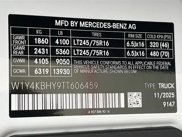 2026 Mercedes-Benz Sprinter 2500 Standard Roof 4-Cyl Diesel