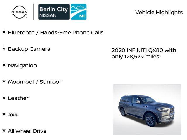 2020 INFINITI QX80 LUXE AWD