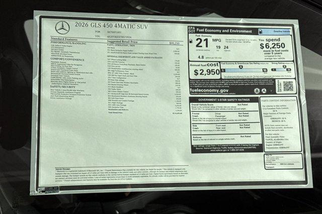 2026 Mercedes-Benz GLS GLS 450 4MATIC