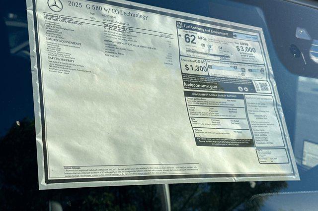 2025 Mercedes-Benz G 580e G 580e