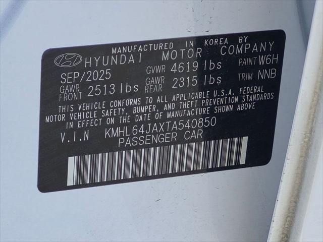 2026 Hyundai Sonata SEL Sport