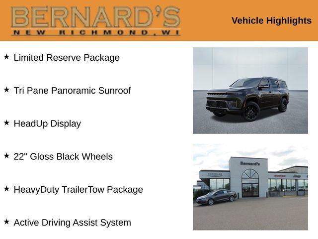 2026 Wagoneer Grand Wagoneer GRAND WAGONEER LIMITED RESERVE 4X4