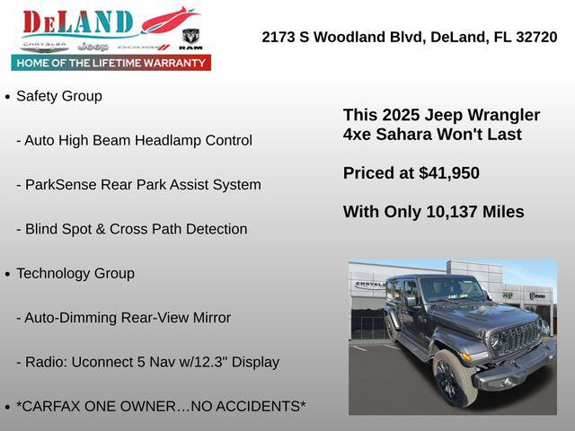 2025 Jeep Wrangler 4xe Sahara 4xe 2025 Jeep Wrangler 4xe Sahara 4xe