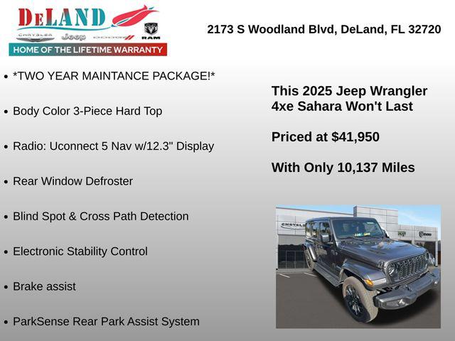 2025 Jeep Wrangler 4xe Sahara 4xe 2025 Jeep Wrangler 4xe Sahara 4xe