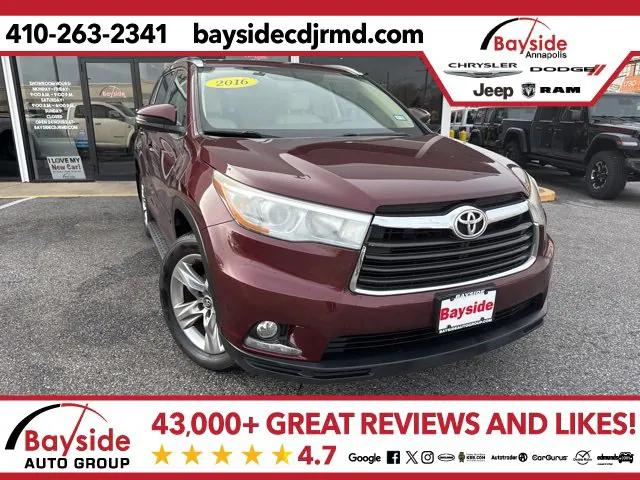 2016 Toyota Highlander Limited V6 2016 Toyota Highlander Limited V6
