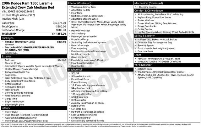 2006 Dodge Ram 1500 Laramie 2006 Dodge Ram 1500 Laramie