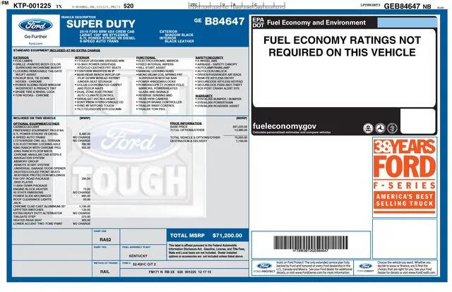 2016 Ford F-350 King Ranch 2016 Ford F-350 King Ranch