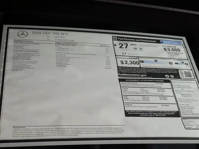 2026 Mercedes-Benz GLC GLC 300