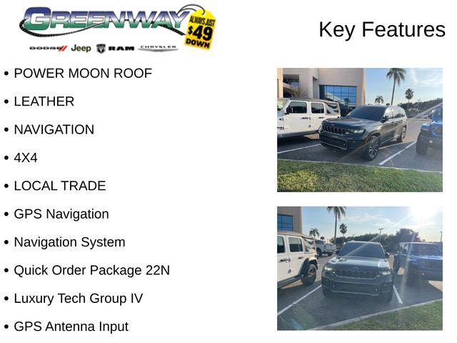 2022 Jeep Grand Cherokee L Overland 4x4 2022 Jeep Grand Cherokee L Overland 4x4